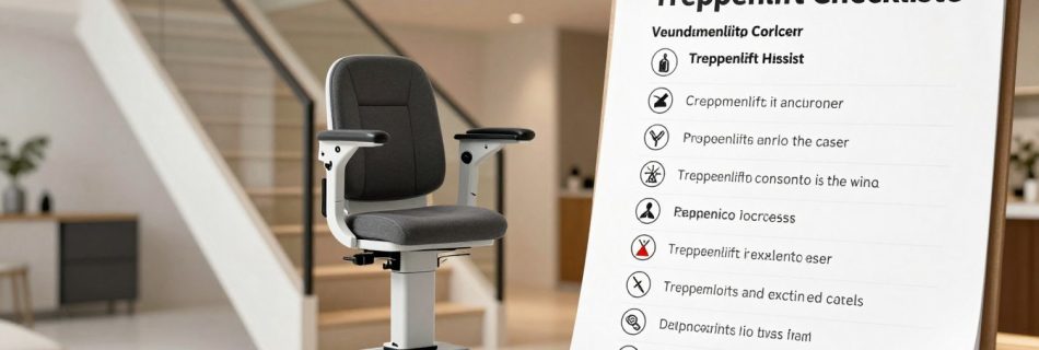 Treppenlift Checkliste