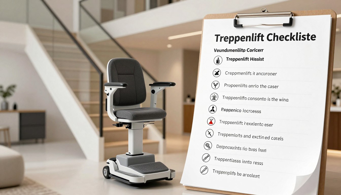 Treppenlift Checkliste